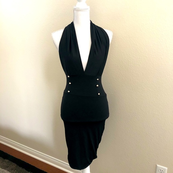 mikayah Dresses & Skirts - Black Vintage Pinup Halter Dress